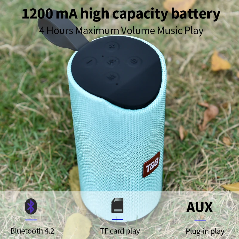 Bluetooth Speaker Portable Outdoor Loudspeaker Wireless Mini Column 3D 10W Stereo Music Surround Support FM TFCard Bass Box
Bluetooth Speaker Portable Outdoor Loudspeaker Wireless Mini Column 3D 10W Stereo Music Surround Support FM TFCard Bass Box