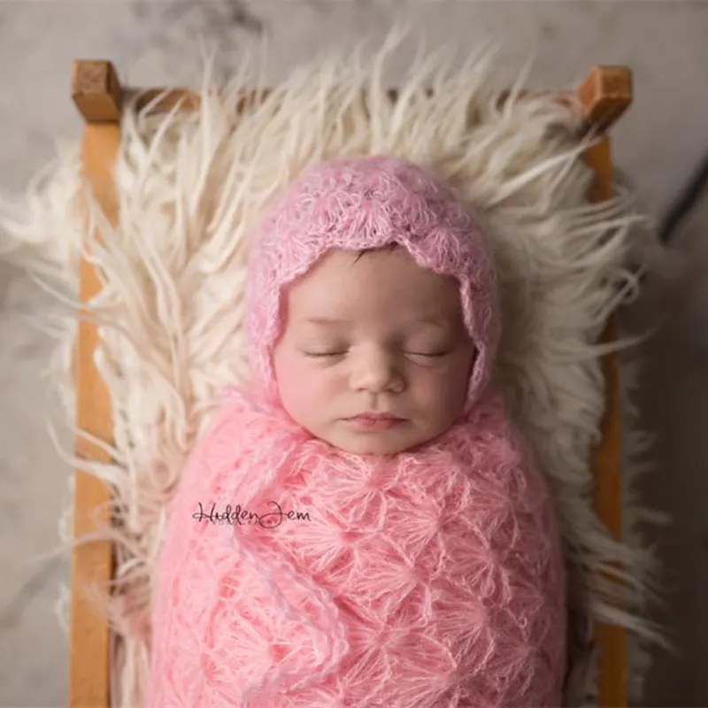 Newborn photography props, baby Bonnet,Handmade Mohair Beanie Baby shell pattern Hat Photo Props
Newborn photography props, baby Bonnet,Handmade Mohair Beanie Baby shell pattern Hat Photo Props