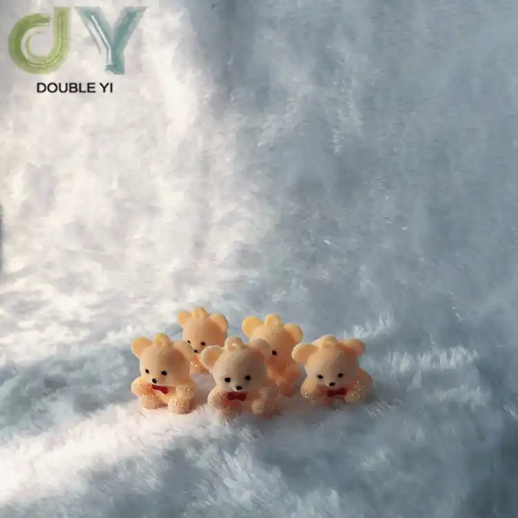 mini flocked teddy bears in bulk