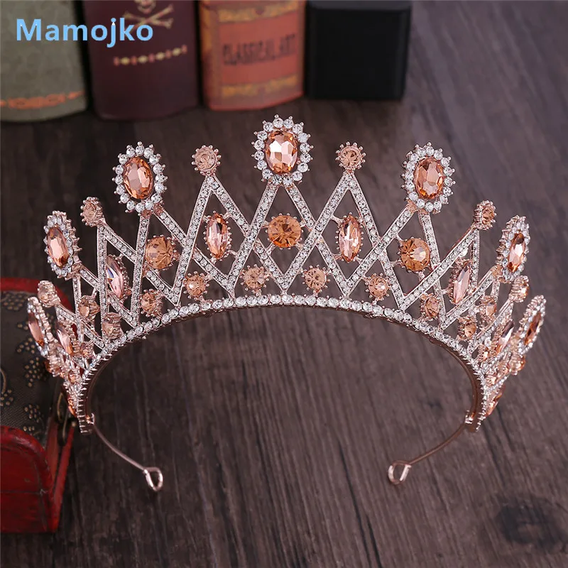 Mamojko Crystal Vintage Royal Queen Tiaras and Crowns Women Pageant Prom Diadem Hair Ornaments Wedding Hair Jewelry Accessories
Mamojko Crystal Vintage Royal Queen Tiaras and Crowns Women Pageant Prom Diadem Hair Ornaments Wedding Hair Jewelry Accessories