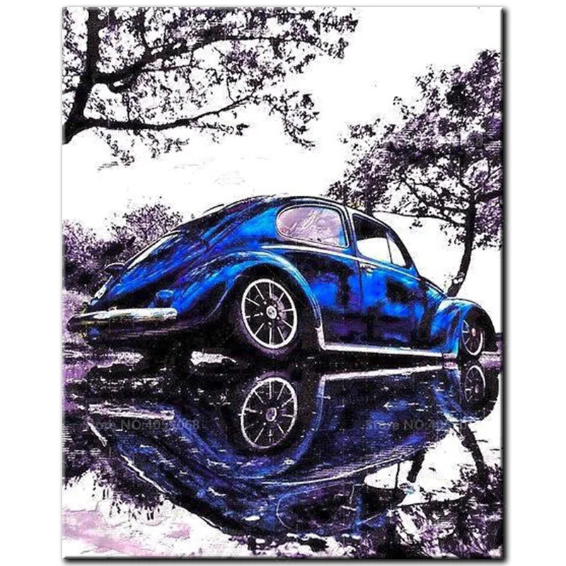 5D DIY Diamond Embroidery Full Square Diamond Painting Cross Stitch Blue Beetle car Pictures Of Rhinestones Mosaic Decoration
5D DIY Diamond Embroidery Full Square Diamond Painting Cross Stitch Blue Beetle car Pictures Of Rhinestones Mosaic Decoration
