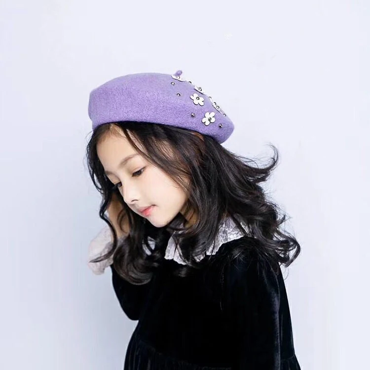 HPBBKD Children kids beret winter cute black red wool beret hat cap berets girls hat painter hat size 50-54cm GH674
HPBBKD Children kids beret winter cute black red wool beret hat cap berets girls hat painter hat size 50-54cm GH674