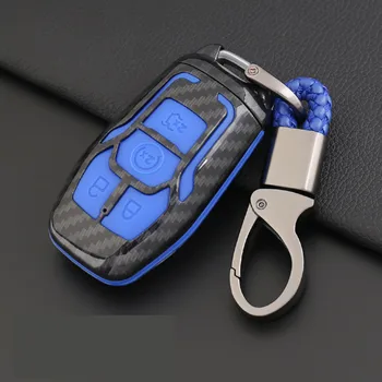 Carbon Fiber 4 Button Smart Key Case Cover For Ford Explorer/Taurus/Mondeo Keyless Entry Car Styling
Carbon Fiber 4 Button Smart Key Case Cover For Ford Explorer/Taurus/Mondeo Keyless Entry Car Styling