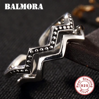 BALMORA 100% Real 925 Sterling Silver Double Line Mosaic Stone Open Rings For Women Retro Thai Silver Jewelry Anillos JWR3037
BALMORA 100% Real 925 Sterling Silver Double Line Mosaic Stone Open Rings For Women Retro Thai Silver Jewelry Anillos JWR3037