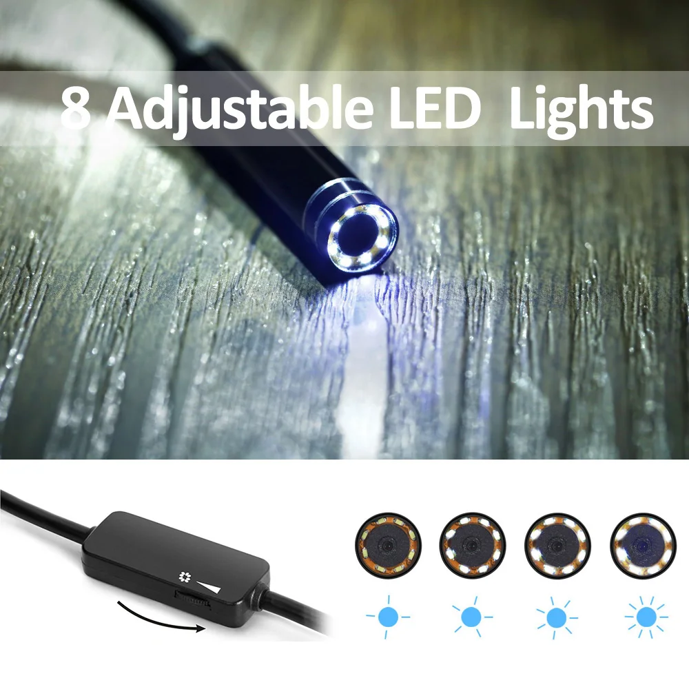 Hard Cable WIFI Endoscope Mini Waterproof Camera 8MM 8 LED Wireless USB Endoscope Borescope For Android PC IOS Iphone Endoscope
Hard Cable WIFI Endoscope Mini Waterproof Camera 8MM 8 LED Wireless USB Endoscope Borescope For Android PC IOS Iphone Endoscope
