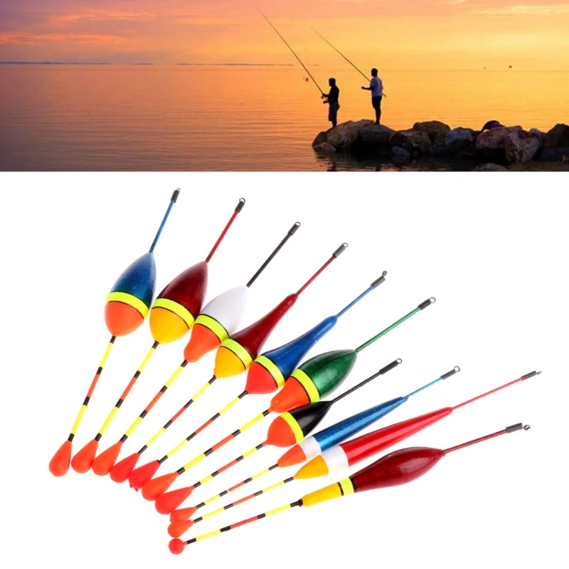 10pcs Carp Fishing Floats Set Buoy Bobber Stick For Fish Tackle Vertical Mix Size
10pcs Carp Fishing Floats Set Buoy Bobber Stick For Fish Tackle Vertical Mix Size