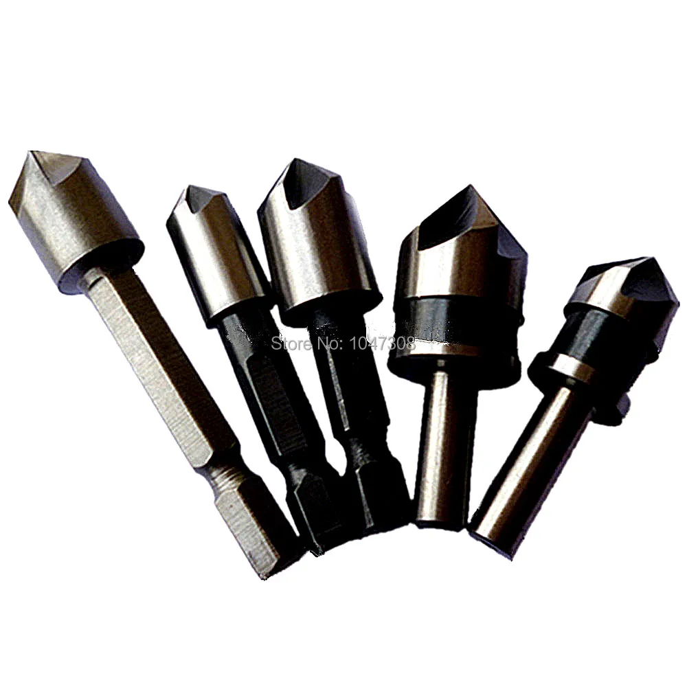 5pc Heavy Duty Industrial Countersink Drill Bit Tool Woodworking Professional Tools Carpentry 5 Flute Chamfer Chamfering Cutter
5pc Heavy Duty Industrial Countersink Drill Bit Tool Woodworking Professional Tools Carpentry 5 Flute Chamfer Chamfering Cutter
