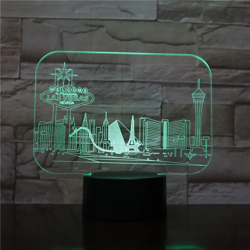 Usb 3d Led Night Light City Las Vegas Atmosphere Lamp Decoration RGB Kids Baby Gift Famous Buildings Table Lamp Bedside neon
Usb 3d Led Night Light City Las Vegas Atmosphere Lamp Decoration RGB Kids Baby Gift Famous Buildings Table Lamp Bedside neon