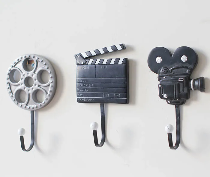 3pcs/lot Tape Film Equipment design Wall Hook Iron Coat Hanger Hand-painted Resin Hook High Quality Key Hanger Home Decoration
3pcs/lot Tape Film Equipment design Wall Hook Iron Coat Hanger Hand-painted Resin Hook High Quality Key Hanger Home Decoration