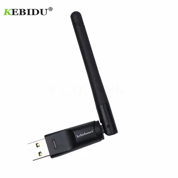 KEBIDU 150Mbps USB 2.0 WiFi Wireless Network Card 802.11 b/g/n LAN Adapter RT5370 with rotatable Antenna for PC Laptop
KEBIDU 150Mbps USB 2.0 WiFi Wireless Network Card 802.11 b/g/n LAN Adapter RT5370 with rotatable Antenna for PC Laptop