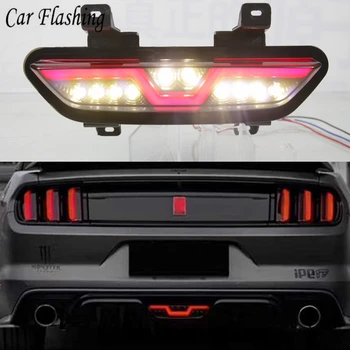 Car flashing Multi-function Car Rear Fog Lamp Brake Light LED Backup Lamp Rear Bumper Reflector Light For Ford Mustang 2017 2018
Car flashing Multi-function Car Rear Fog Lamp Brake Light LED Backup Lamp Rear Bumper Reflector Light For Ford Mustang 2017 2018