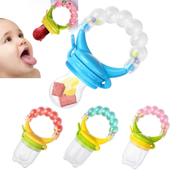 Fresh Food Nibbler Silicone Baby Pacifier Rattle Infant Fruit Pacifier Feeder Toddler Dummy Baby Feeding Pacifier Soother
Fresh Food Nibbler Silicone Baby Pacifier Rattle Infant Fruit Pacifier Feeder Toddler Dummy Baby Feeding Pacifier Soother