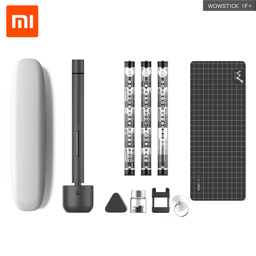 Upgraded Electric Screwdriver Wowstick 1F Pro Mini Precision Screwdriver Cordless Rechargeable Lithium Battery Powered LED Light
Upgraded Electric Screwdriver Wowstick 1F Pro Mini Precision Screwdriver Cordless Rechargeable Lithium Battery Powered LED Light