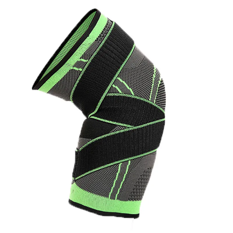 3D weaving Knee brace support professional protective Straps Pressurized sport knee pad for basketball tennis hiking cycling 3D weaving Knee brace support professional protective Straps Pressurized sport knee pad for basketball tennis hiking cycling