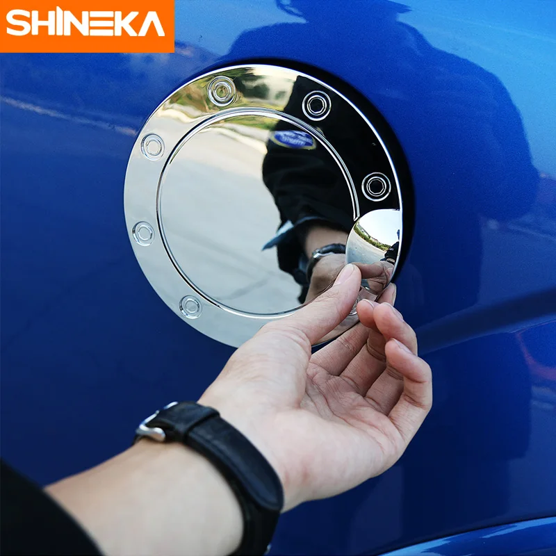 SHINEKA Chrome 3 Colors ABS Fuel Tank Cover Gas Door Cap Oil Door Cover Sticker for Ford F150
SHINEKA Chrome 3 Colors ABS Fuel Tank Cover Gas Door Cap Oil Door Cover Sticker for Ford F150