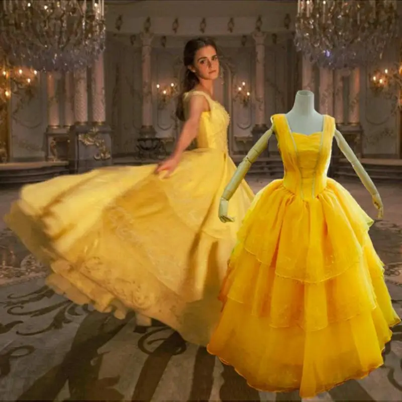 Beauty And The Beast Cosplay Costumes Emma Yellow Dress Bell Cosplay The Beast Lover Halloween Cosplay Costumes Princess Dress
Beauty And The Beast Cosplay Costumes Emma Yellow Dress Bell Cosplay The Beast Lover Halloween Cosplay Costumes Princess Dress