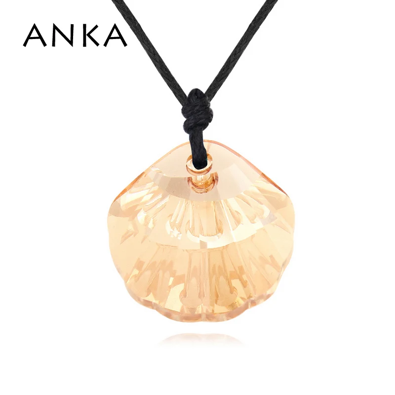 ANKA brand ocean shell shape crystal pendant rope chain necklace for women gift made with Crystals from Austria #26515
ANKA brand ocean shell shape crystal pendant rope chain necklace for women gift made with Crystals from Austria #26515