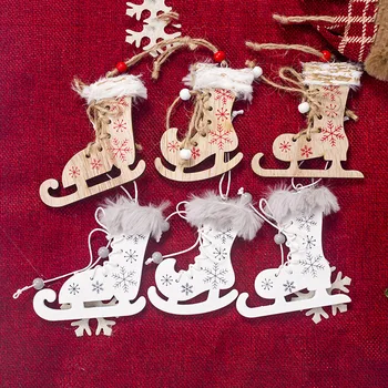3pcs Ice Skates Shoes Hanging Ornaments Pendant Wood Crafts Diy Baubles New Year 2020 Christmas Tree Decoration for Home Navidad
3pcs Ice Skates Shoes Hanging Ornaments Pendant Wood Crafts Diy Baubles New Year 2020 Christmas Tree Decoration for Home Navidad
