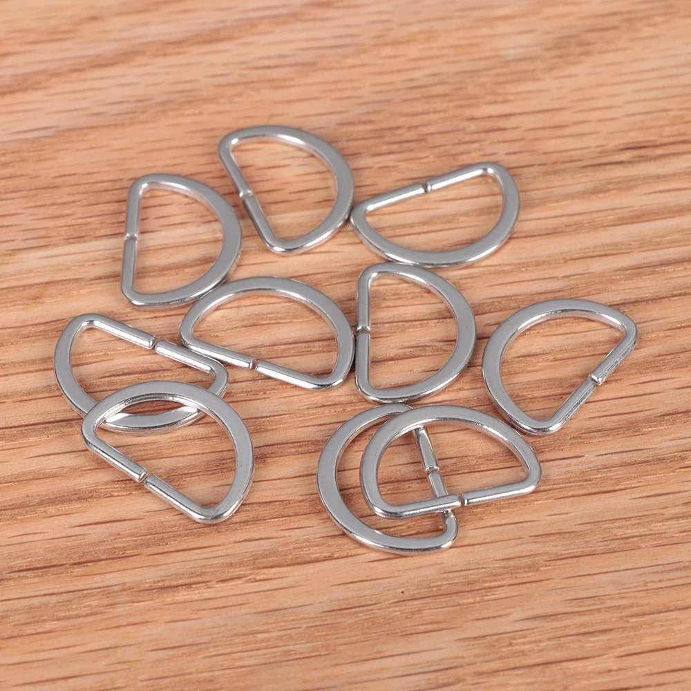20Pcs/Lot 10mm/15mm/20mm/26mm Alloy Metal Shoes Bags Buckles Silver Black Bronze Gold Type D ring Connection DIY Accessory
20Pcs/Lot 10mm/15mm/20mm/26mm Alloy Metal Shoes Bags Buckles Silver Black Bronze Gold Type D ring Connection DIY Accessory