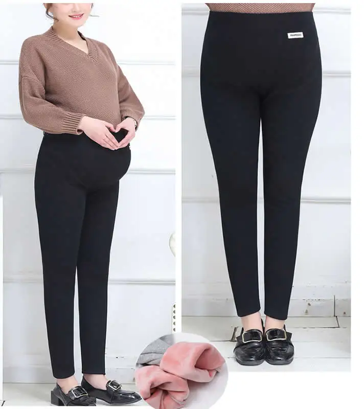 Maternity Leggings Support the Belly Plus Velvet Women Adjustable High Waist Pants Elastic Belts Pregnacy Pants
Maternity Leggings Support the Belly Plus Velvet Women Adjustable High Waist Pants Elastic Belts Pregnacy Pants