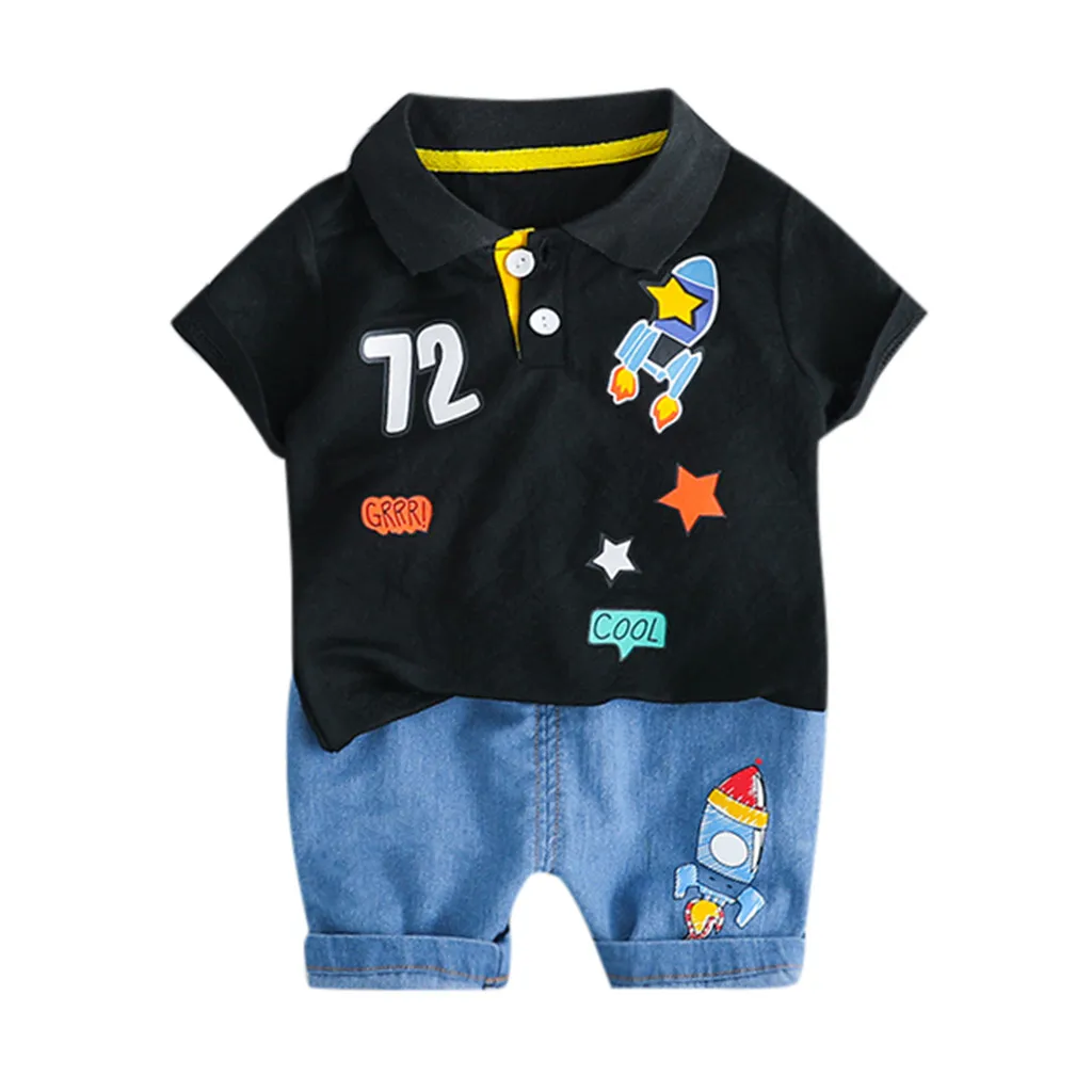 Toddler Baby Kids Boys Rocket Tops T-shirt Short Pants Casual Outfits Children Clothes Roupa Infantil kids clothing summer 2019
Toddler Baby Kids Boys Rocket Tops T-shirt Short Pants Casual Outfits Children Clothes Roupa Infantil kids clothing summer 2019
