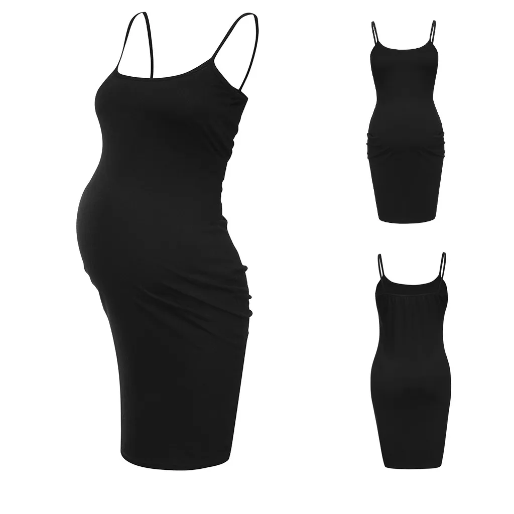 Women Maternity Dresses Sleeveless Bandage Solid Sexy Vest Pregnancy Dress Straps Maternity Gown 2019 Vestido Gestante Com Manga
Women Maternity Dresses Sleeveless Bandage Solid Sexy Vest Pregnancy Dress Straps Maternity Gown 2019 Vestido Gestante Com Manga