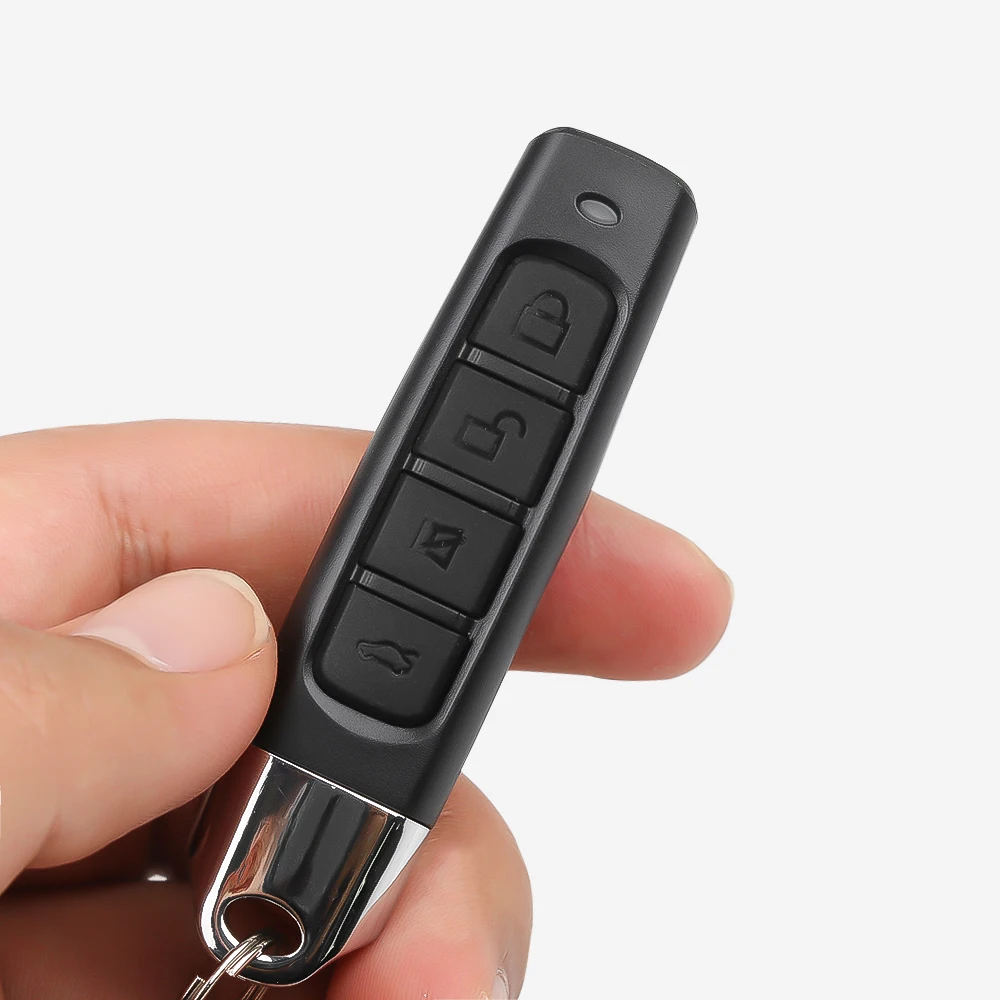 433mhz Clone Remote Control Copy Controller Wireless RF Transmitter Switch 4 Button for Car Garage Gate Door Key with keychain
433mhz Clone Remote Control Copy Controller Wireless RF Transmitter Switch 4 Button for Car Garage Gate Door Key with keychain