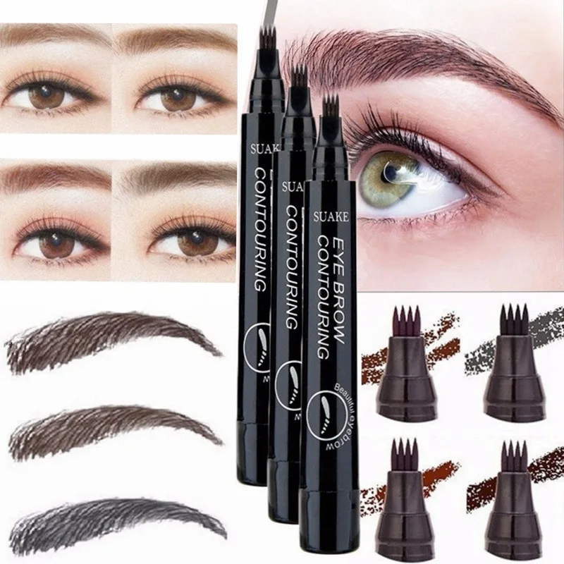 Best Eyebrow Pen Eye Makeup Waterproof 4 Fork Portable Beauty Tool for Women Lady QQ99
Best Eyebrow Pen Eye Makeup Waterproof 4 Fork Portable Beauty Tool for Women Lady QQ99