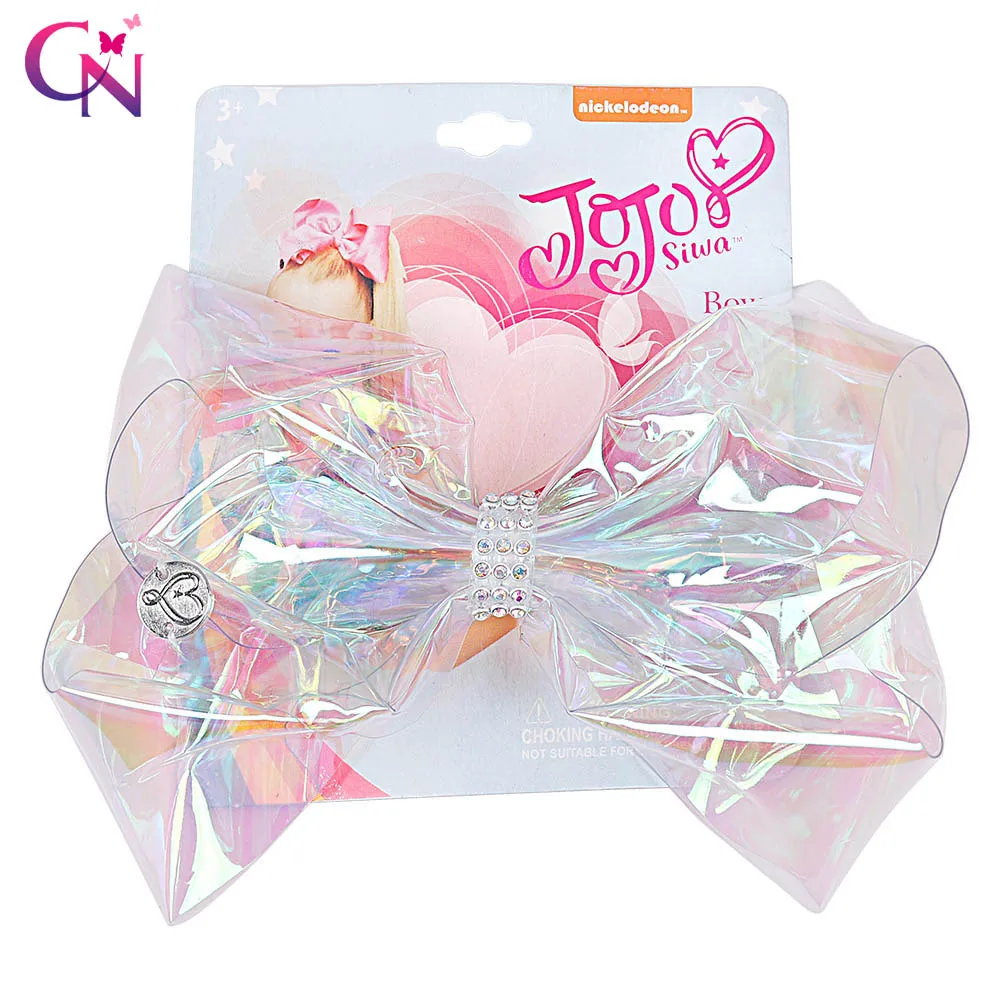 6" Transparent Rainbow JoJo Bow With Clip Girls Rhinestone Bowknot Hair Bows Cute Pompom Holder For Kid Hair Accessories
6" Transparent Rainbow JoJo Bow With Clip Girls Rhinestone Bowknot Hair Bows Cute Pompom Holder For Kid Hair Accessories
