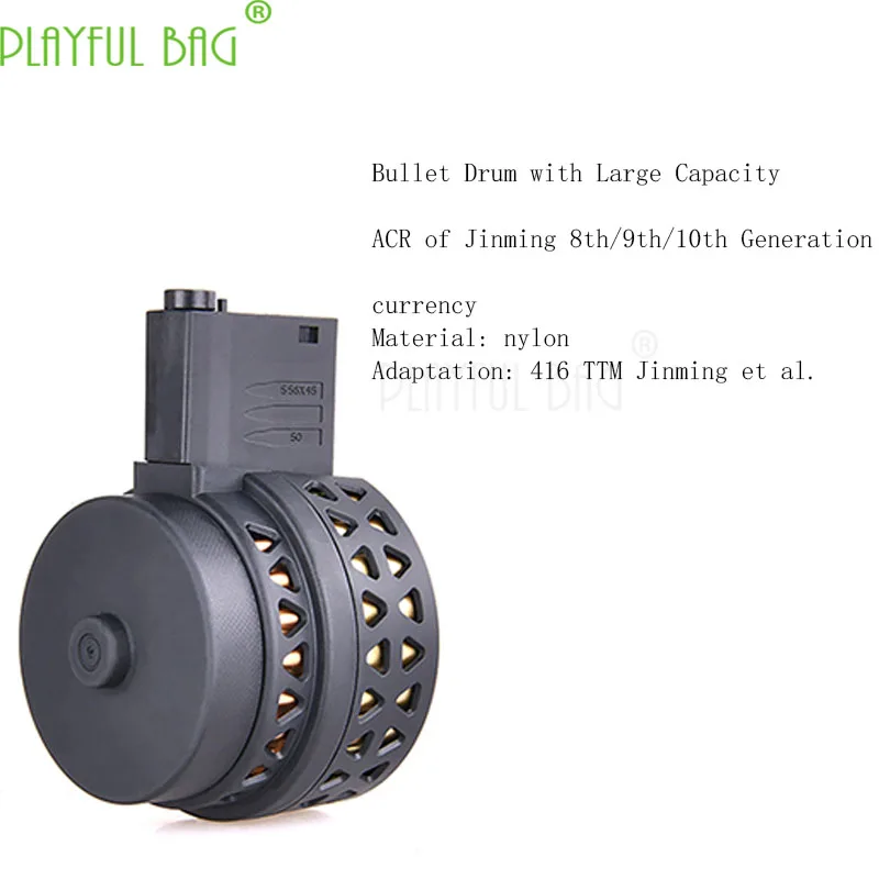 outdoor Toys real cs jinming8 j9 j10 ACR HK416 general purpose M4 nylon hollow-out drum refit accessories large capacity id10
outdoor Toys real cs jinming8 j9 j10 ACR HK416 general purpose M4 nylon hollow-out drum refit accessories large capacity id10
