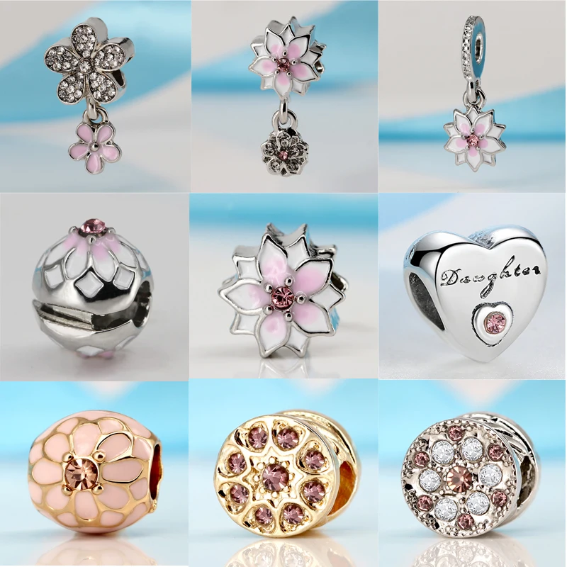 2017 New Alloy Silver Plated Bead Red Glaze Flower Pink Bloom Beads Charm Fit Pandora Women Diy Bracelets & Bangles
2017 New Alloy Silver Plated Bead Red Glaze Flower Pink Bloom Beads Charm Fit Pandora Women Diy Bracelets & Bangles