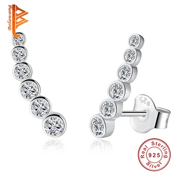 BELAWANG Authentic 100% 925 Sterling Silver Dazzling CZ Crystal Stackable Round Stud Earrings for Women Sterling Silver Jewelry
BELAWANG Authentic 100% 925 Sterling Silver Dazzling CZ Crystal Stackable Round Stud Earrings for Women Sterling Silver Jewelry