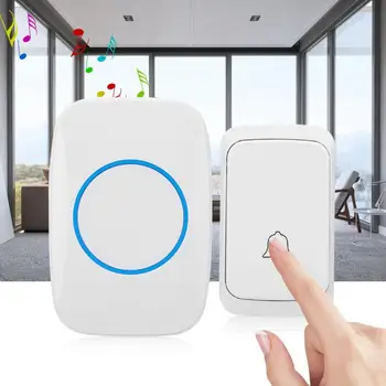 3V1 Waterproof Door Bell 36 Melodies Transmitter Receiver Digital Home Wireless Plug-in Doorbell Kit
3V1 Waterproof Door Bell 36 Melodies Transmitter Receiver Digital Home Wireless Plug-in Doorbell Kit