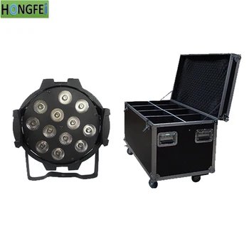 8pcs/ 12x12w led par light + flight case RGBW 4in1 flat par led dmx512 control dj lights professional dj equipment
8pcs/ 12x12w led par light + flight case RGBW 4in1 flat par led dmx512 control dj lights professional dj equipment