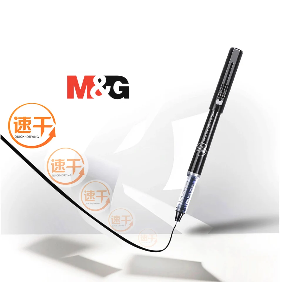 2pcs/lot 2018 M&G High Quality Quick-Drying Gel Pen 0.5mm Tip New Ink Black and Blue Neutral Pen Business Pens Office Supplies
2pcs/lot 2018 M&G High Quality Quick-Drying Gel Pen 0.5mm Tip New Ink Black and Blue Neutral Pen Business Pens Office Supplies