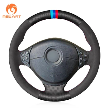 MEWANT Black Suede Genuine Leather Car Steering Wheel Cover for BMW E39 5 Series 1999-2003 E46 3 Series 1999-2005 E53 X5 E36 Z3
MEWANT Black Suede Genuine Leather Car Steering Wheel Cover for BMW E39 5 Series 1999-2003 E46 3 Series 1999-2005 E53 X5 E36 Z3