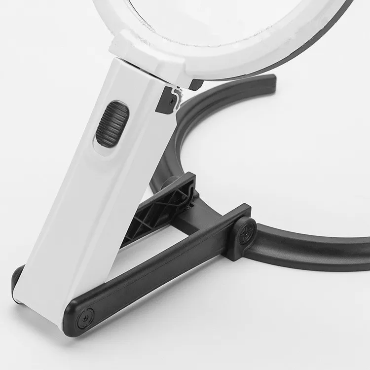 Xinxiang Magnifier 1.8X 5X illuminated Magnifying Glass With LED Light For Reading Map Magnifiers Folding Desk Glasses Magnifier (4)