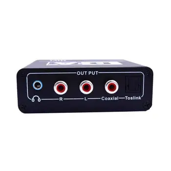 Digital to Analog Converter Volume Control Digital Optical Coaxial Toslink to Analog Stereo L/R RCA 3.5mm Audio Adapter
Digital to Analog Converter Volume Control Digital Optical Coaxial Toslink to Analog Stereo L/R RCA 3.5mm Audio Adapter