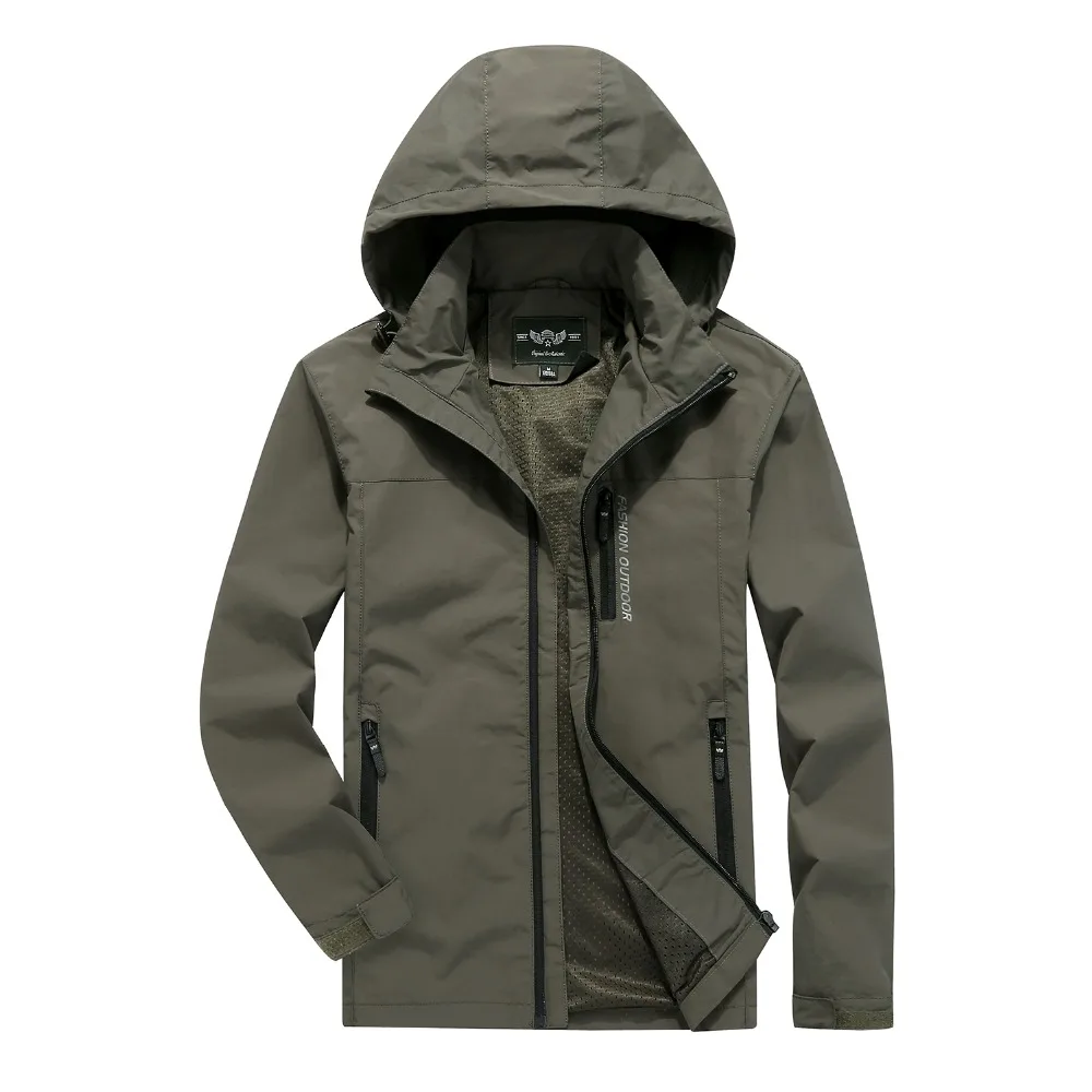 Brand Spring Autumn Jacket Men Windbreaker Waterproof Camping Hiking Jackets Hunting Climbing Clothing
Brand Spring Autumn Jacket Men Windbreaker Waterproof Camping Hiking Jackets Hunting Climbing Clothing