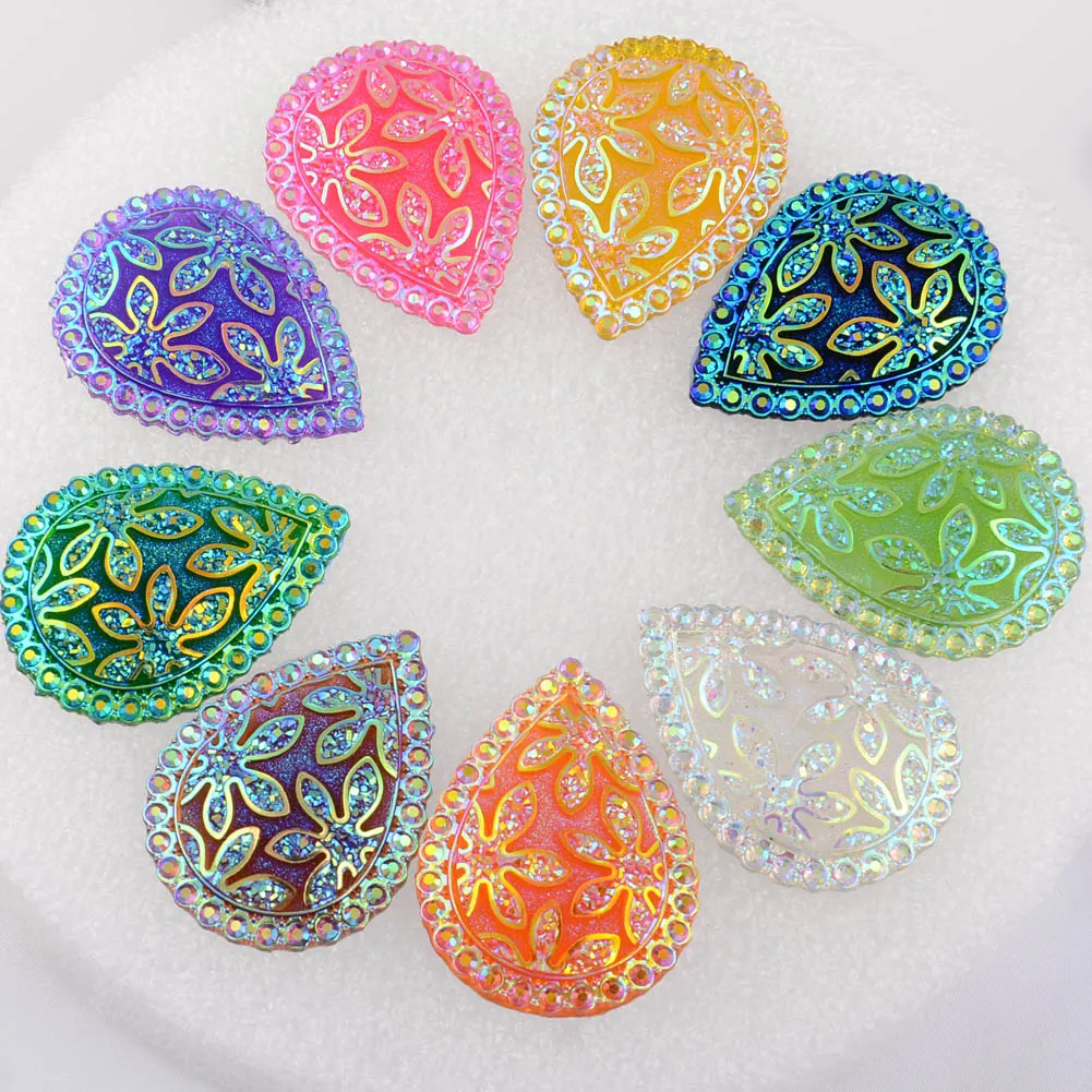 BOLIAO 8Pcs 30*40mm ( 1.18in*1.57in ) Darp Shape AB Color Rhinestone No Hole Glue Flatback Clothes/Wedding Decoration Craft DIY
BOLIAO 8Pcs 30*40mm ( 1.18in*1.57in ) Darp Shape AB Color Rhinestone No Hole Glue Flatback Clothes/Wedding Decoration Craft DIY