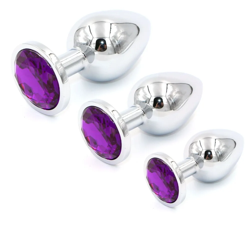 4 PCS Silicone Butt Plug / Stainless Steel Anal Plug & 10 Functions Butt Plug Vibrator Sex Toys for Woman Vagina Men Gay