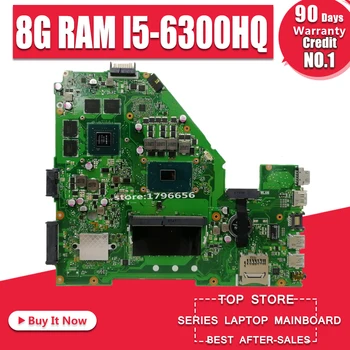 8G RAM I5-6300HQ GTX950M X550VX Laptop motherboard For Asus X550VX X550VQ W50V FH5900V Test X550VX mainboard test ok
8G RAM I5-6300HQ GTX950M X550VX Laptop motherboard For Asus X550VX X550VQ W50V FH5900V Test X550VX mainboard test ok