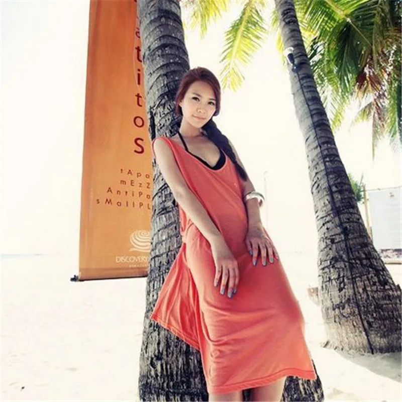 Solid Sexy Sleeveless Beach Dress Trendy Spring Halter Off Shoulder Slim Mini Dress Women Fluorescent Color Casual Min Dresse
Solid Sexy Sleeveless Beach Dress Trendy Spring Halter Off Shoulder Slim Mini Dress Women Fluorescent Color Casual Min Dresse