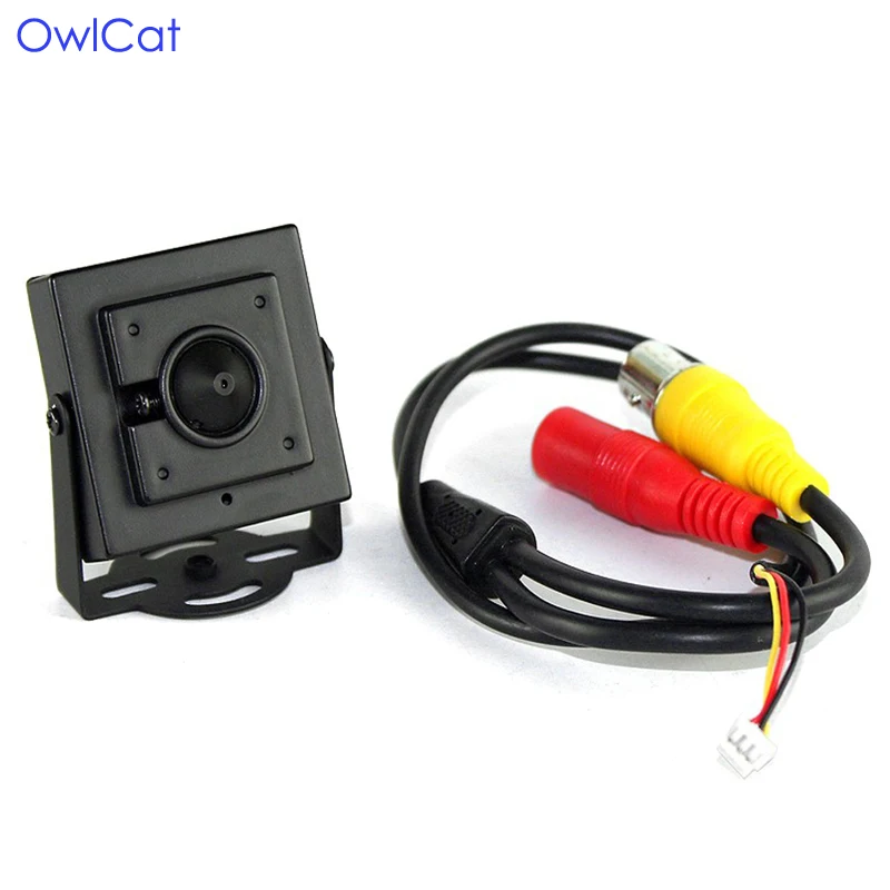 

OwlCat CMOS 700TVL Video Surveillance Security Cameras Metal Housing with 3.7mm Lens PAL NTSC Super Mini Analog CCTV Camera