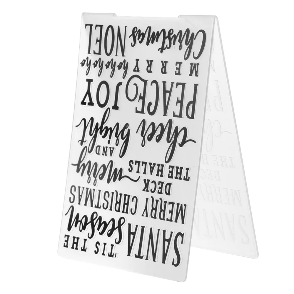 Christmas Words Embossing Folders Plastic DIY Scrapbooking Embossing Paper Craft Card Making Decoration Supplies Stencil 4x6inch
Christmas Words Embossing Folders Plastic DIY Scrapbooking Embossing Paper Craft Card Making Decoration Supplies Stencil 4x6inch