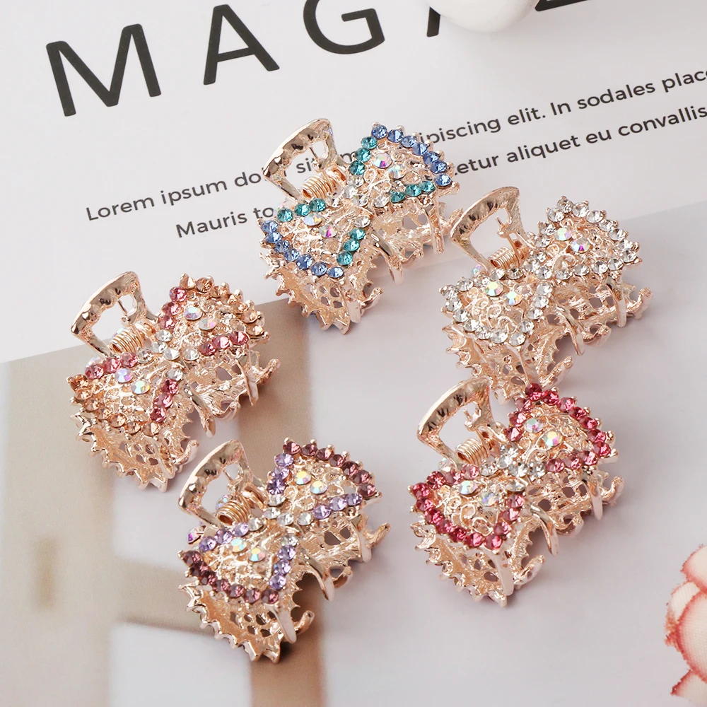 1PC Women Retro Vintage Barrettes Lady Hair Accessories Hair Claws Hair Clips Crystal Rhinestone Mini Butterfly Crown Hairpins
1PC Women Retro Vintage Barrettes Lady Hair Accessories Hair Claws Hair Clips Crystal Rhinestone Mini Butterfly Crown Hairpins