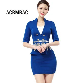 Women Sets Slim summer splice Short sleeve short coat skirt 2-piece set Women Skirts suits Women set suits 2302
Women Sets Slim summer splice Short sleeve short coat skirt 2-piece set Women Skirts suits Women set suits 2302