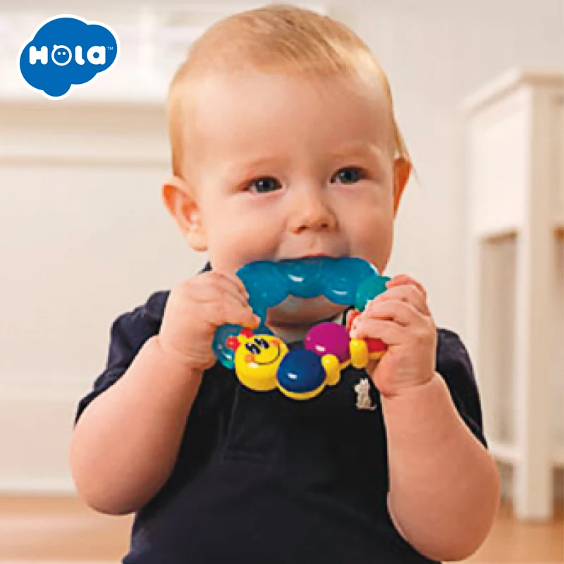 HOLA 306D Baby First Soothing Teether Toy Baby Silicon Smoothing Teething Toys Caterpillar Links Water Filled Soft Teether
HOLA 306D Baby First Soothing Teether Toy Baby Silicon Smoothing Teething Toys Caterpillar Links Water Filled Soft Teether
