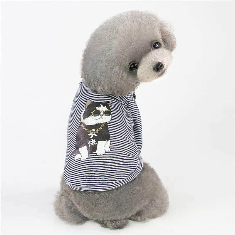 Cute Dog Vest Clothes Fashion Pet Cat T-shirt 100% Cotton Spring Summer Short Sleeve Clothing For Small Little Pet Kitty
Cute Dog Vest Clothes Fashion Pet Cat T-shirt 100% Cotton Spring Summer Short Sleeve Clothing For Small Little Pet Kitty