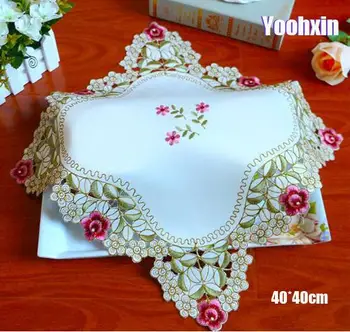 Modern square Satin Tablecloth Placemat embroidered lace dining tea Table Cover cloth coffee mantel party kitchen Wedding Decor
Modern square Satin Tablecloth Placemat embroidered lace dining tea Table Cover cloth coffee mantel party kitchen Wedding Decor